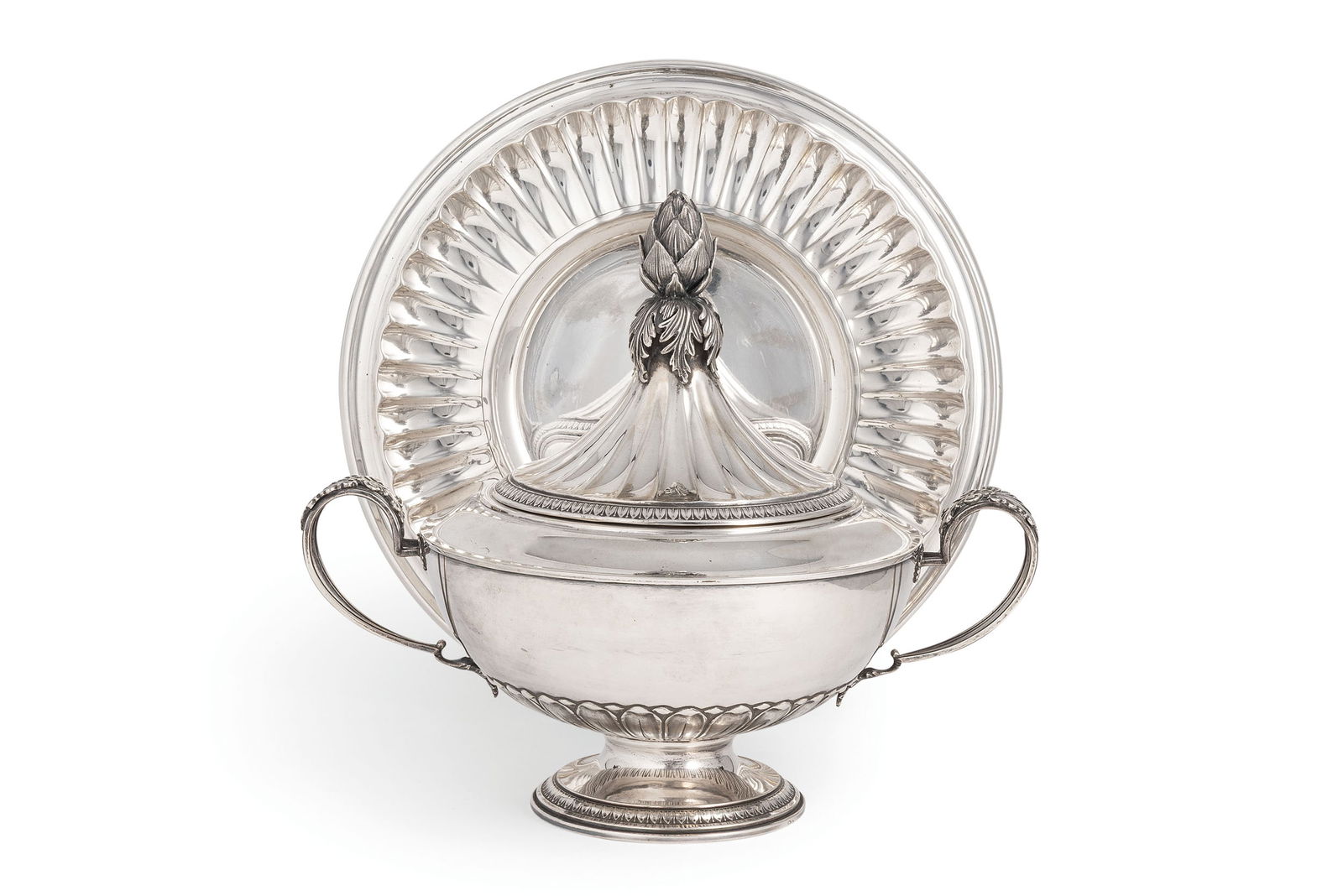 ZUPPIERA IN ARGENTO CON PRESENTOIRE, ALESSANDRIA, XX (1 of 2)