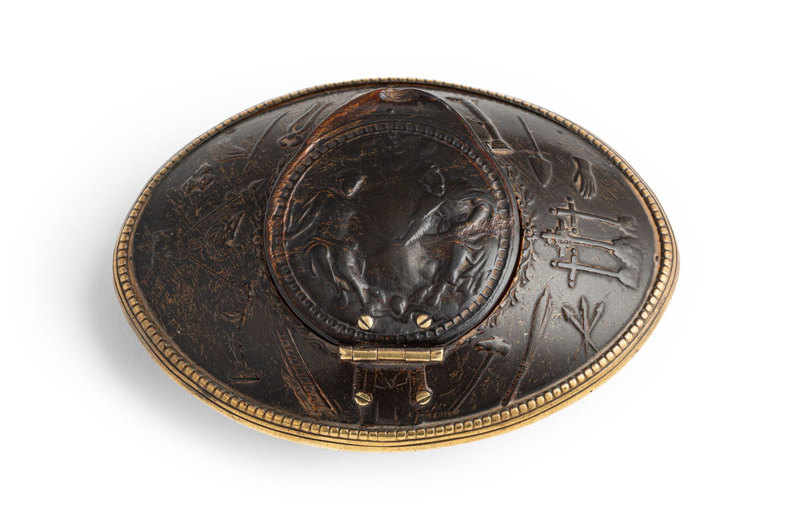 LA TRISTE TABACCHIERA DELL'EROE DI AJACCIO IN COCCO E (1 of 2)