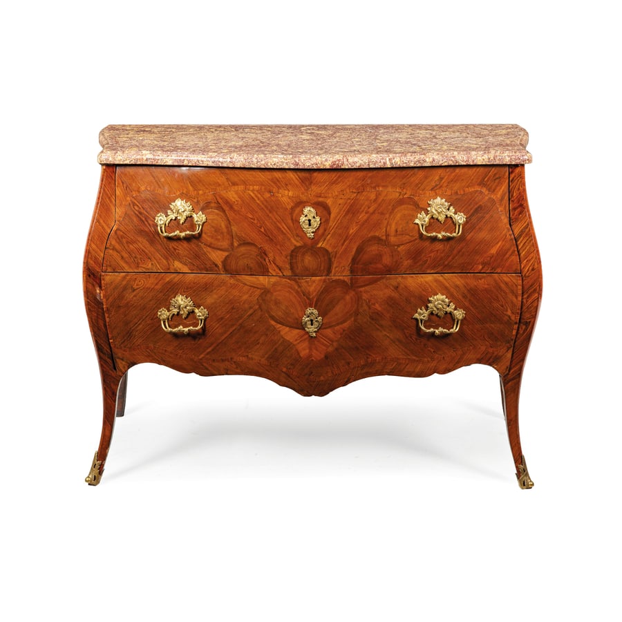 CASSETTONE IMPIALLACCIATO IN LEGNO VIOLETTO, GENOVA, (1 of 4)