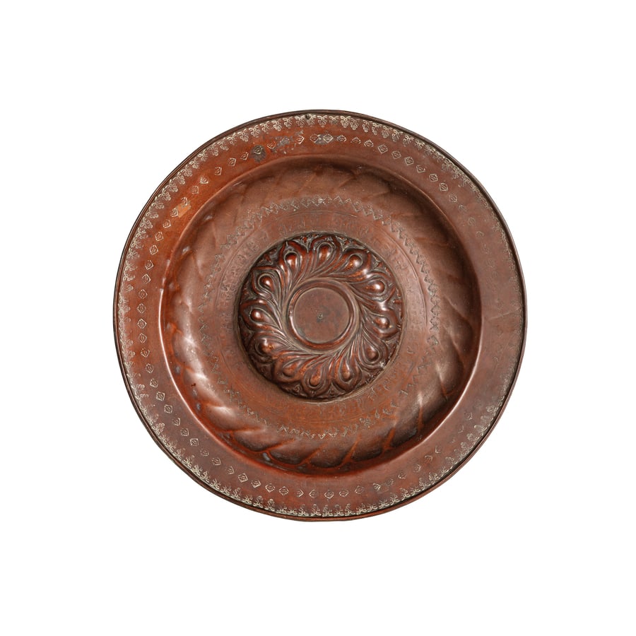 ELEMOSINIERE IN RAME, SBALZATO XIX SECOLO (1 of 1)