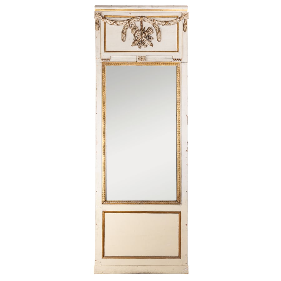 SPECCHIERA DA BOISERIE IN LEGNO INTAGLIATO LACCATO E (1 of 2)