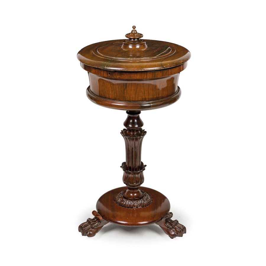 MOBILE CONTENITORE IN LEGNO DI NOCE PATINATO, XIX (1 of 2)