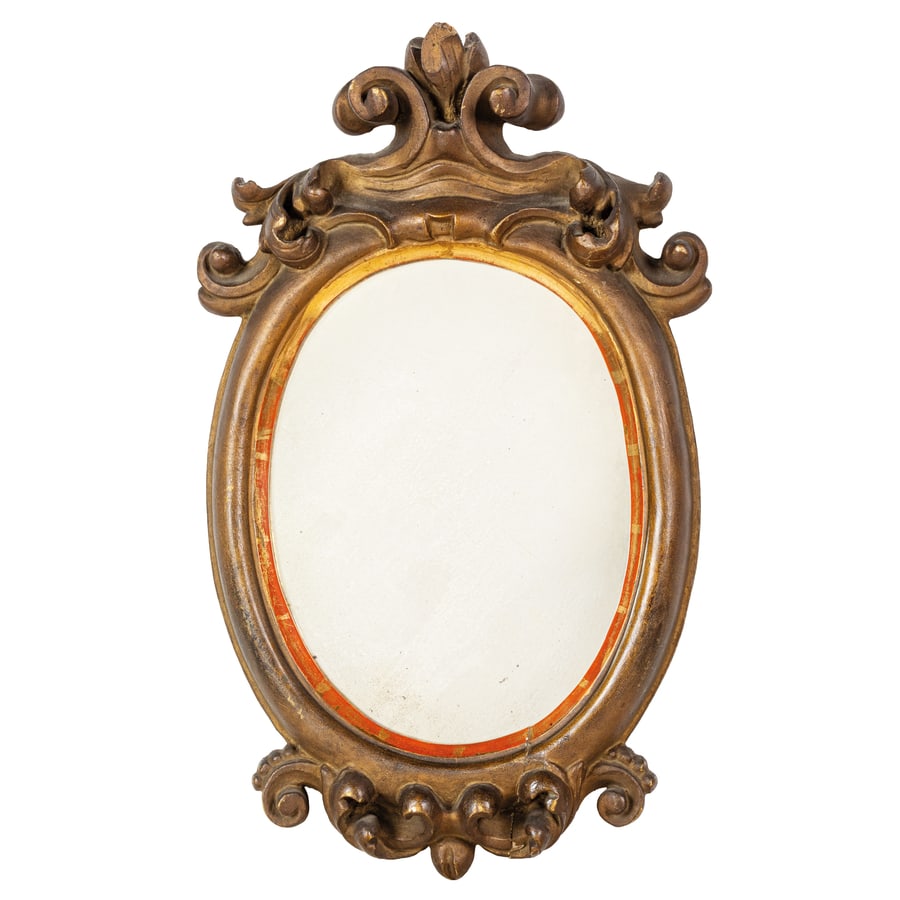 COPPIA DI CORNICI IN LEGNO LACCATO E DORATO, XVIII (1 of 4)