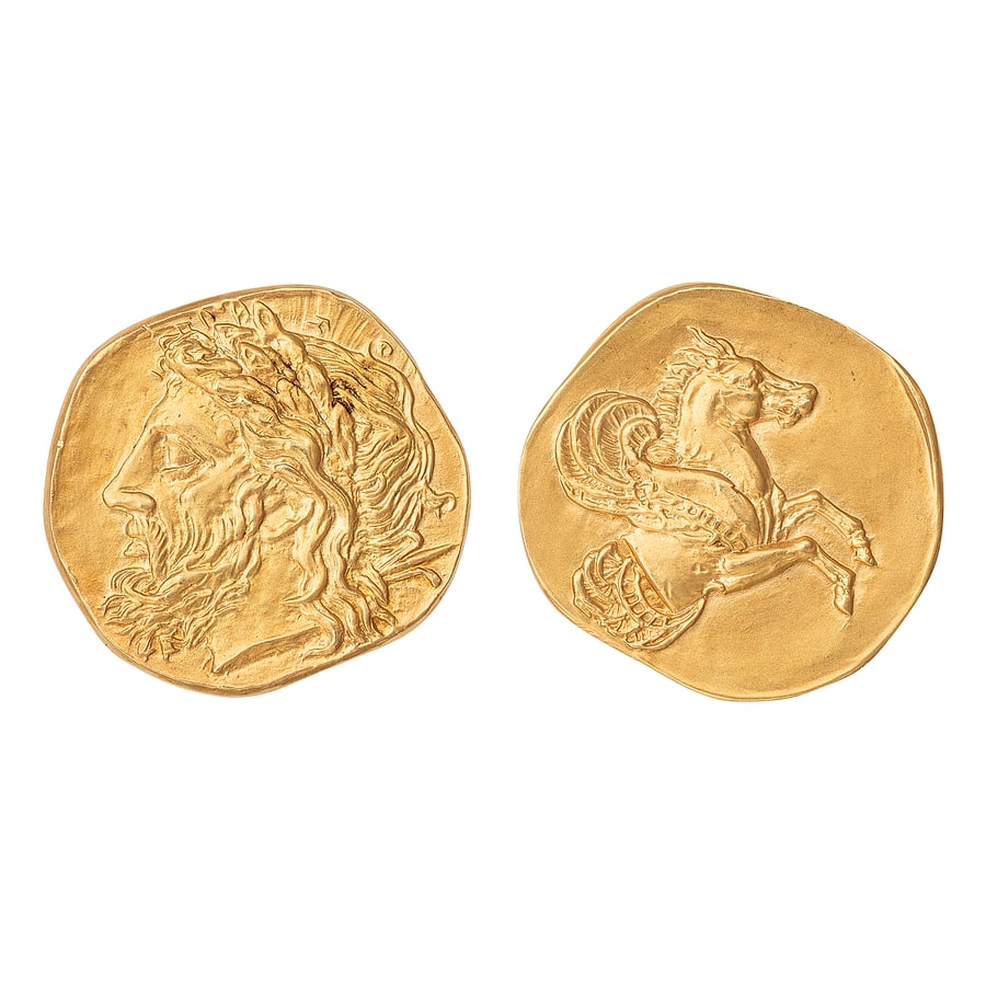 RIPRODUZIONE IN ORO 18K DI UNA MONETA ANTICA (1 of 1)