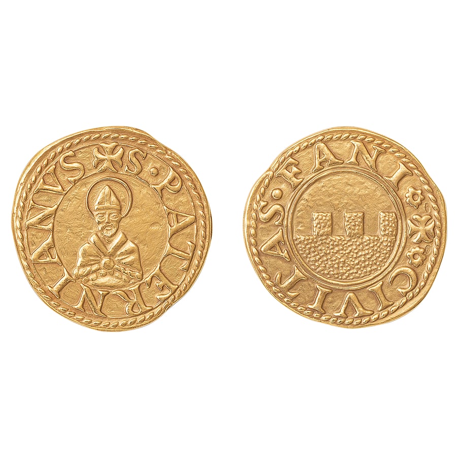 MEDAGLIE ITALIANE. RIPRODUZIONE IN ORO DI UN PICCIOLO (1 of 1)