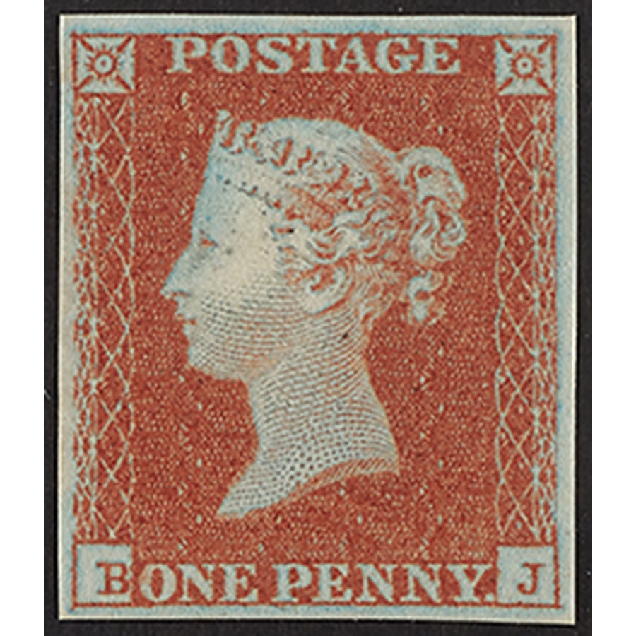 EUROPA. GRAN BRETAGNA: 1841. 1 p. rosso (lettere B-J) nuovo con gomma integra originale. Splendido. Cert. Bolaffi. 1841. 1 d. red (letters B-J) unmounted mint. Very good quality. Cert. Bolaffi. MNH (Yv. 3, SG B1 ; GBP 1.200
