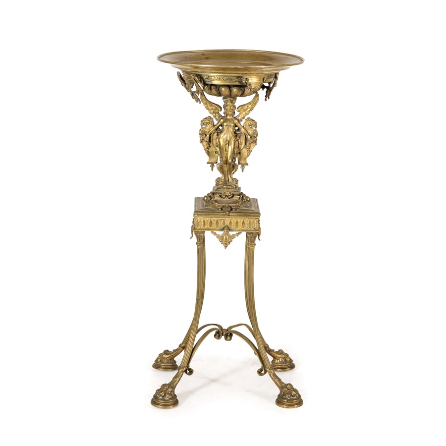 GUERIDON IN BRONZO DORATO, XIX SECOLO (1 of 1)