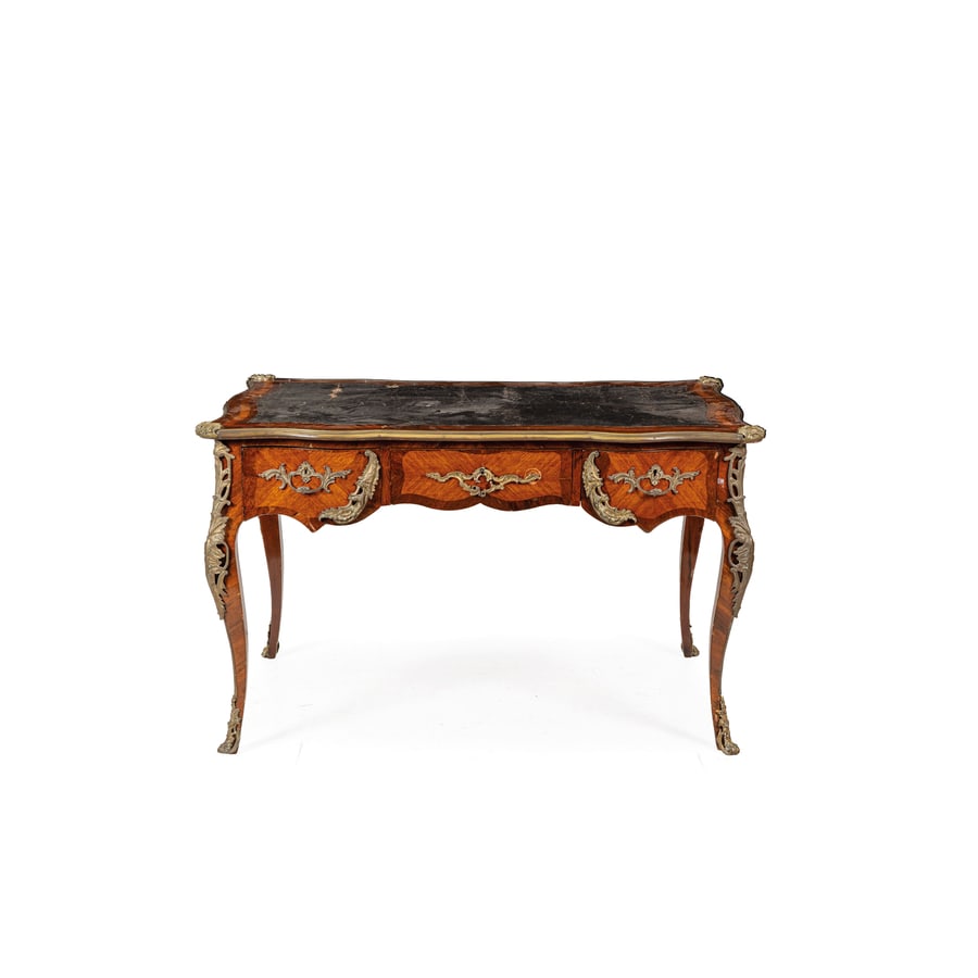 BUREAU PLAT IN LEGNI VARI, XIX SECOLO (1 of 3)