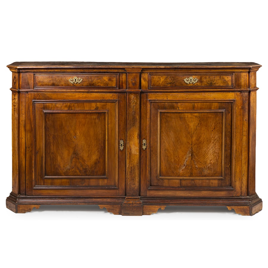 CREDENZA IN LEGNO DI NOCE, XVII-XVIII SECOLO (1 of 2)