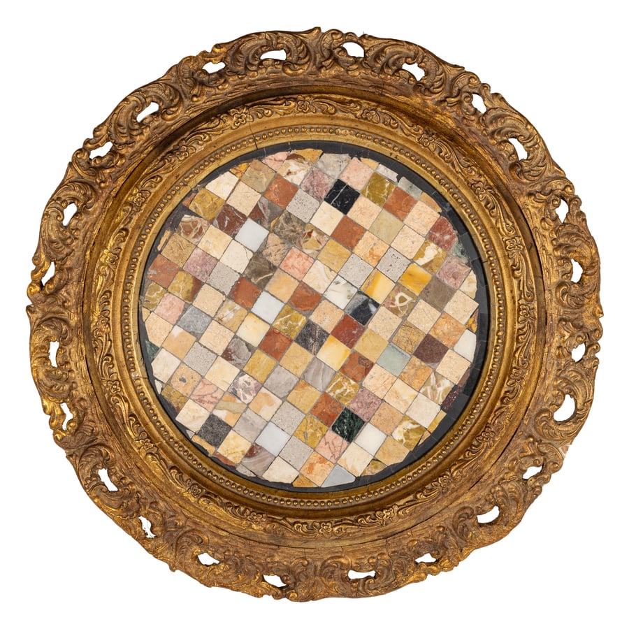 PLACCA IN MARMI DIVERSI, XVIII-XIX SECOLO (1 of 1)