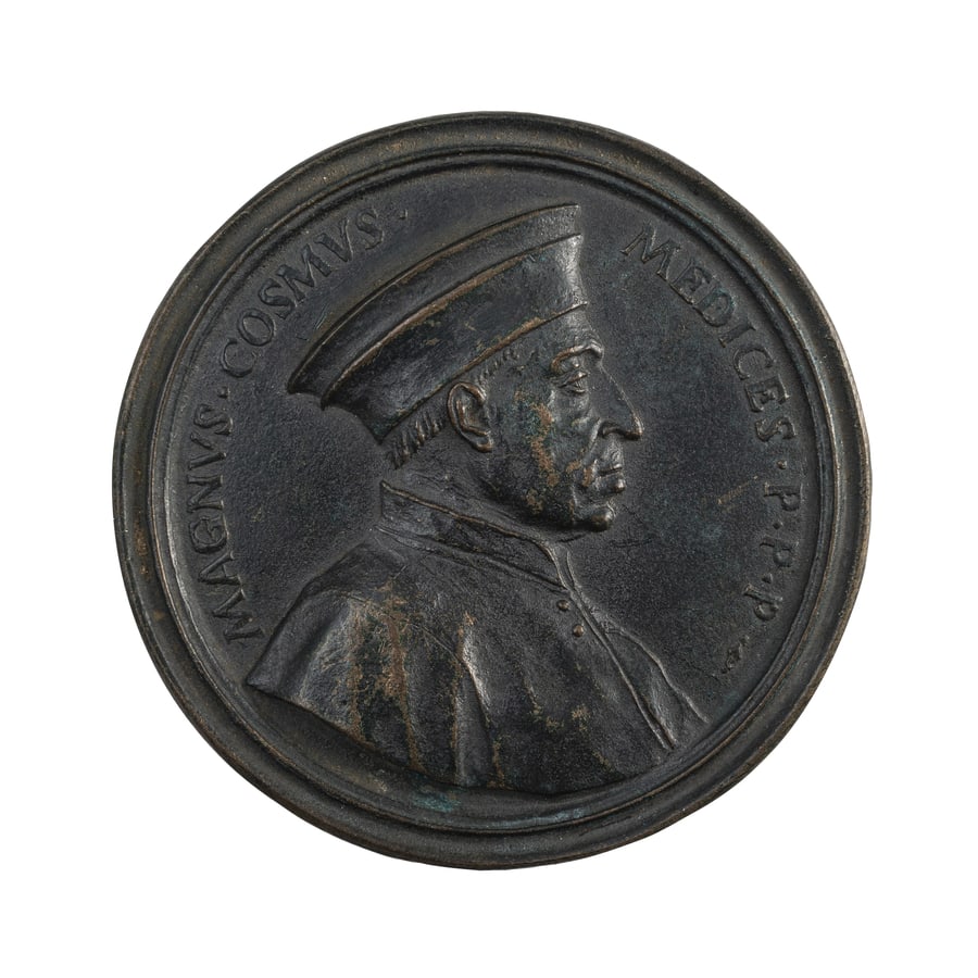 MEDAGLIE ITALIANE. COSIMO DE' MEDICI IL VECCHIO (1 of 2)