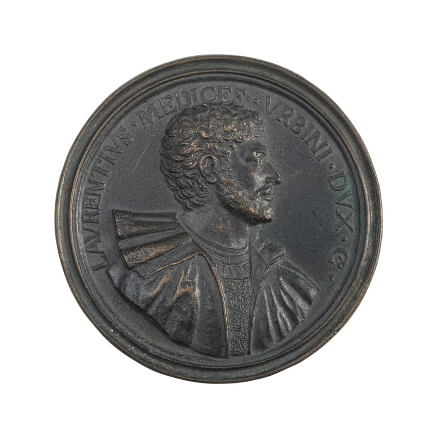 MEDAGLIE ITALIANE. LORENZO II DE' MEDICI DUCA D'URBINO (1 of 2)