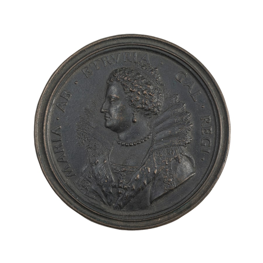 MEDAGLIE ITALIANE. MARIA DE' MEDICI (1573-1642) REGINA (1 of 2)