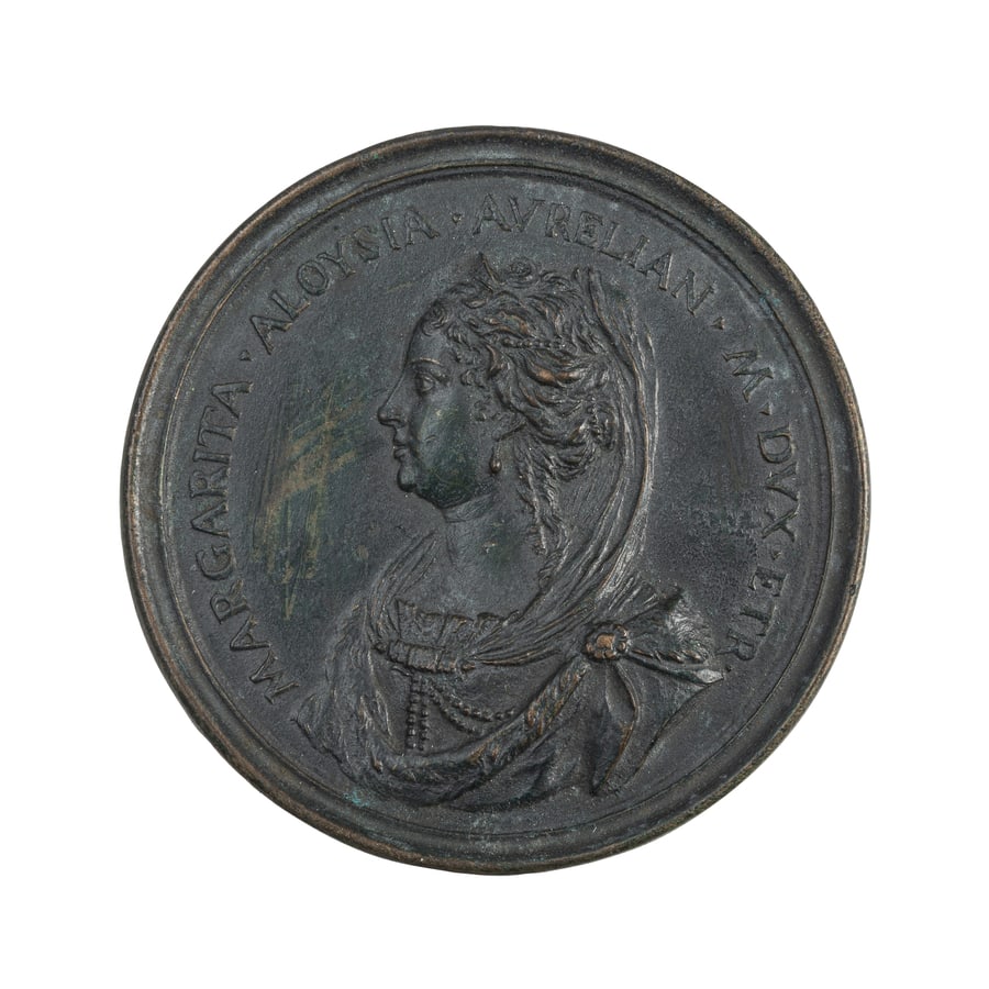MEDAGLIE ITALIANE. MARGHERITA LUISA D'ORLEANS (1 of 2)