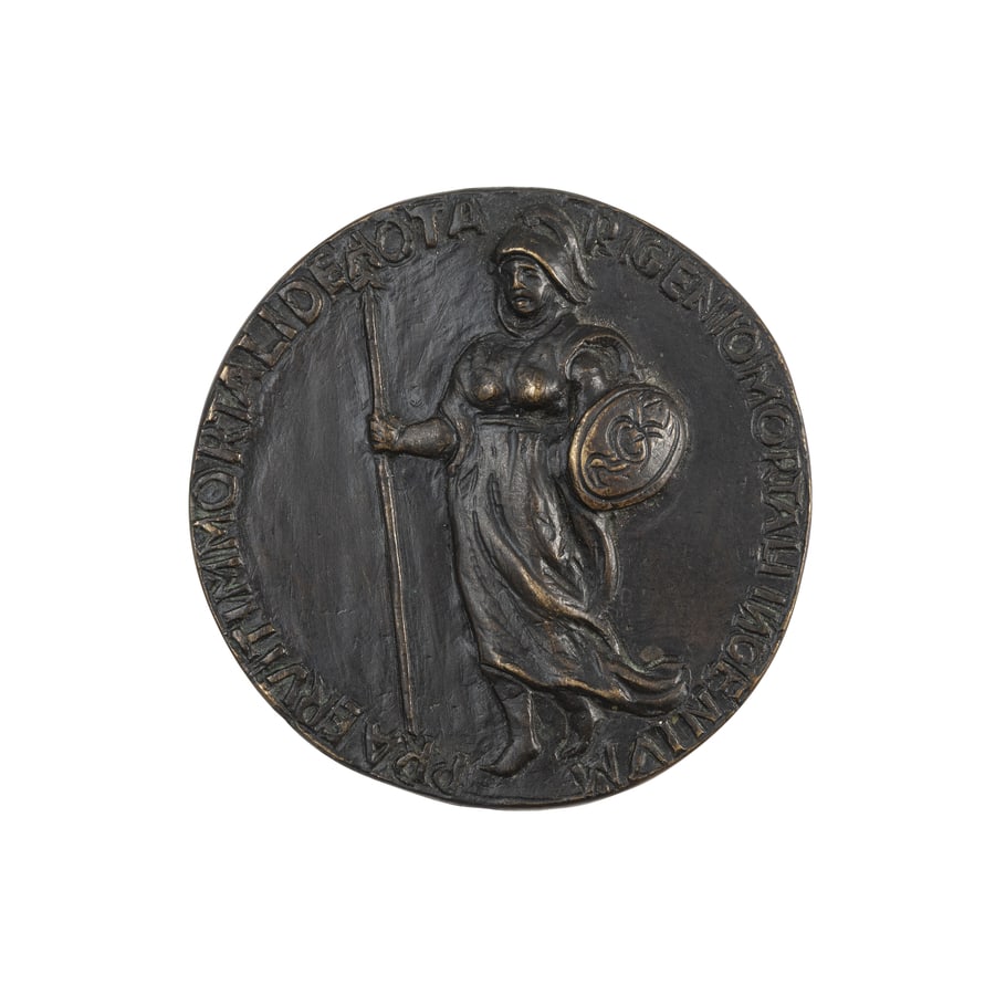 MEDAGLIE ITALIANE. ALLEGORIA DI ATENA (1 of 2)