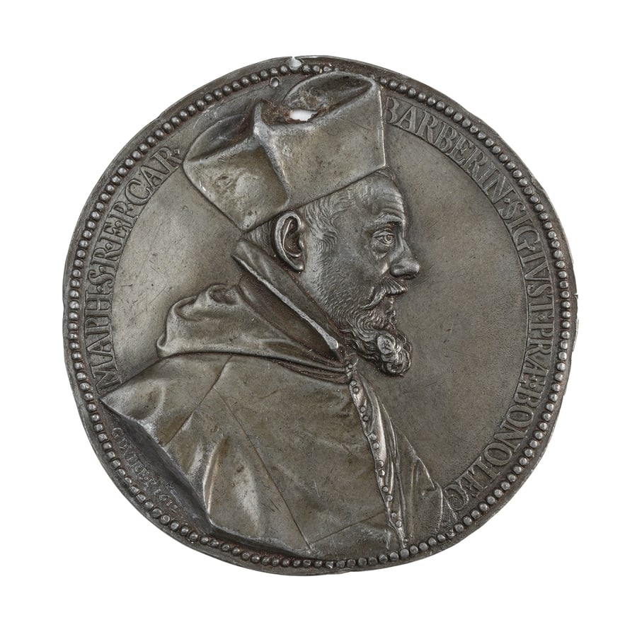 MEDAGLIE ITALIANE. MAFFEO BARBERINI (1568-1644) PAPA (1 of 2)