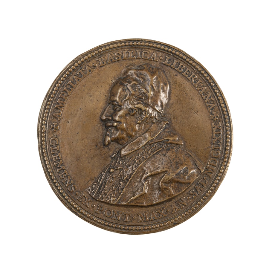 MEDAGLIE ITALIANE. PAPA CLEMENTE XIX (1600-1669) nato (1 of 2)