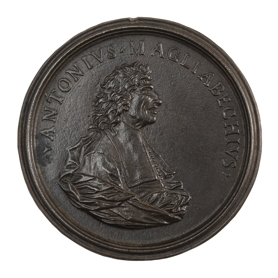 MEDAGLIE ITALIANE. ANTONIO MAGLIABECHI (1633-1714) (1 of 2)
