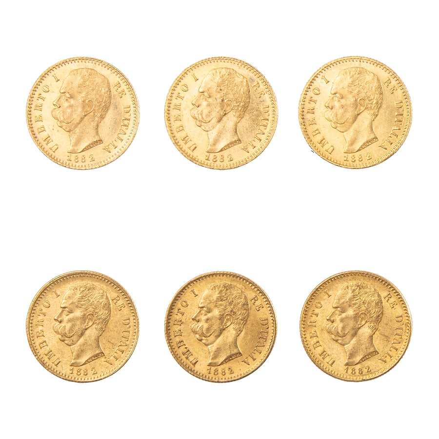 REGNO D'ITALIA. UMBERTO I (1878-1900) 20 LIRE 1882 SEI (1 of 2)