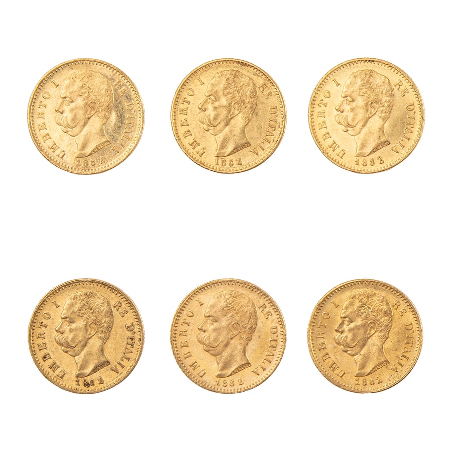 REGNO D'ITALIA. UMBERTO I (1878-1900) 20 LIRE 1882 SEI (1 of 2)