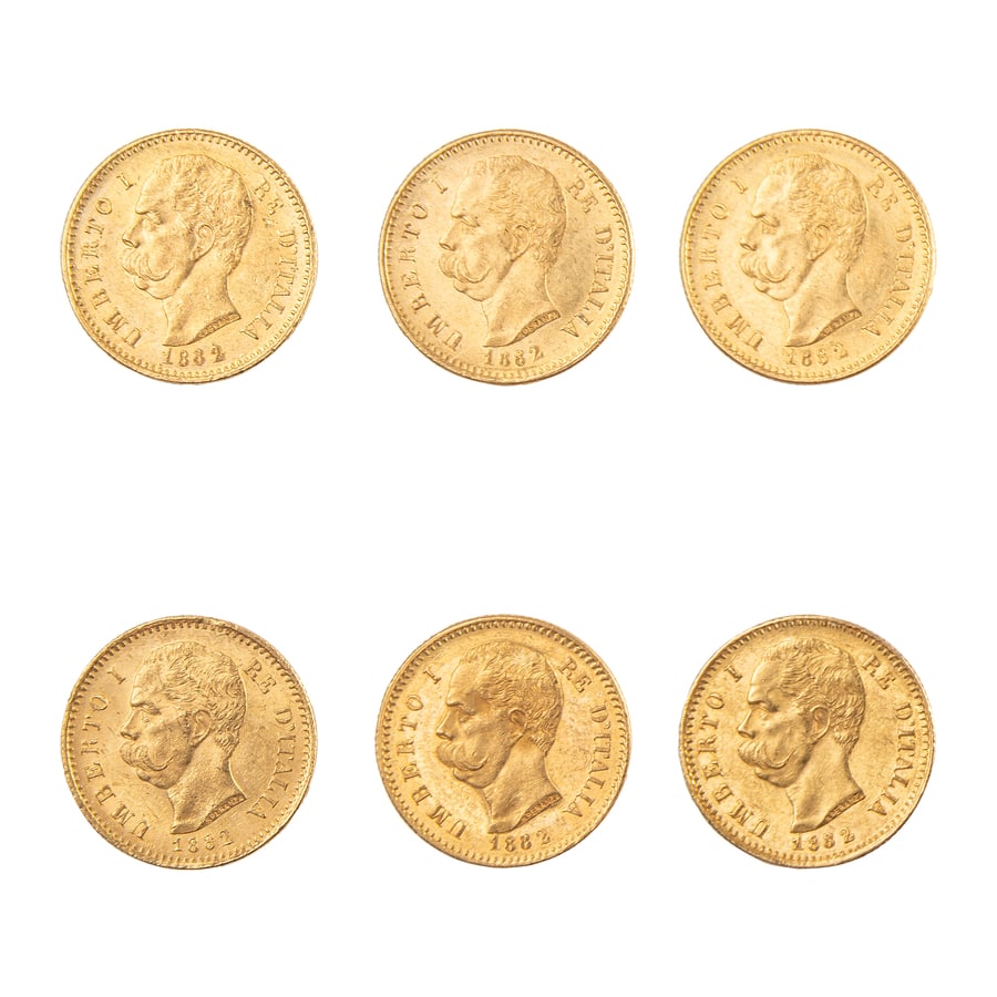 REGNO D'ITALIA. UMBERTO I (1878-1900) 20 LIRE 1882 SEI (1 of 2)