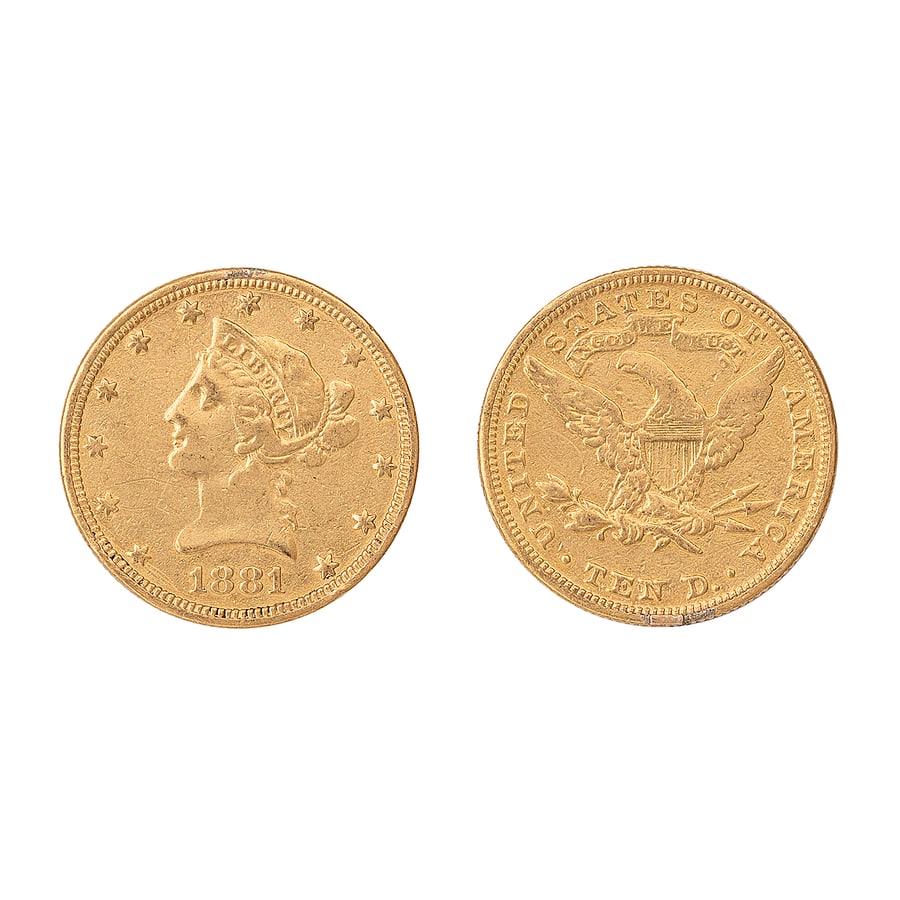 ZECCHE ESTERE. STATI UNITI D'AMERICA. 10 DOLLARI ORO (1 of 1)