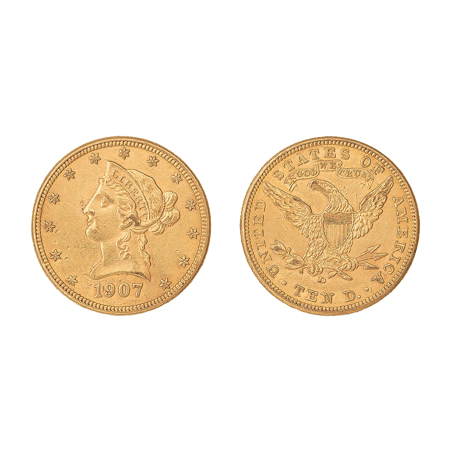 ZECCHE ESTERE. STATI UNITI D'AMERICA. 10 DOLLARI ORO (1 of 1)