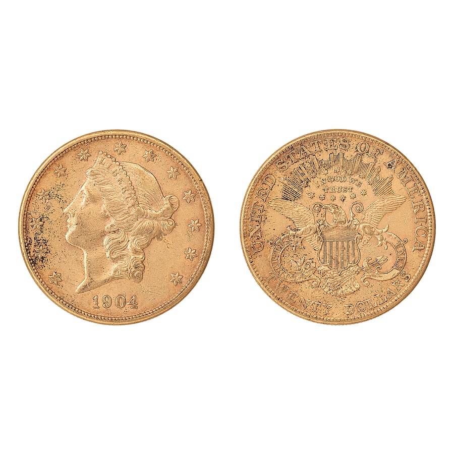 ZECCHE ESTERE. STATI UNITI D'AMERICA. 20 DOLLARI ORO (1 of 1)