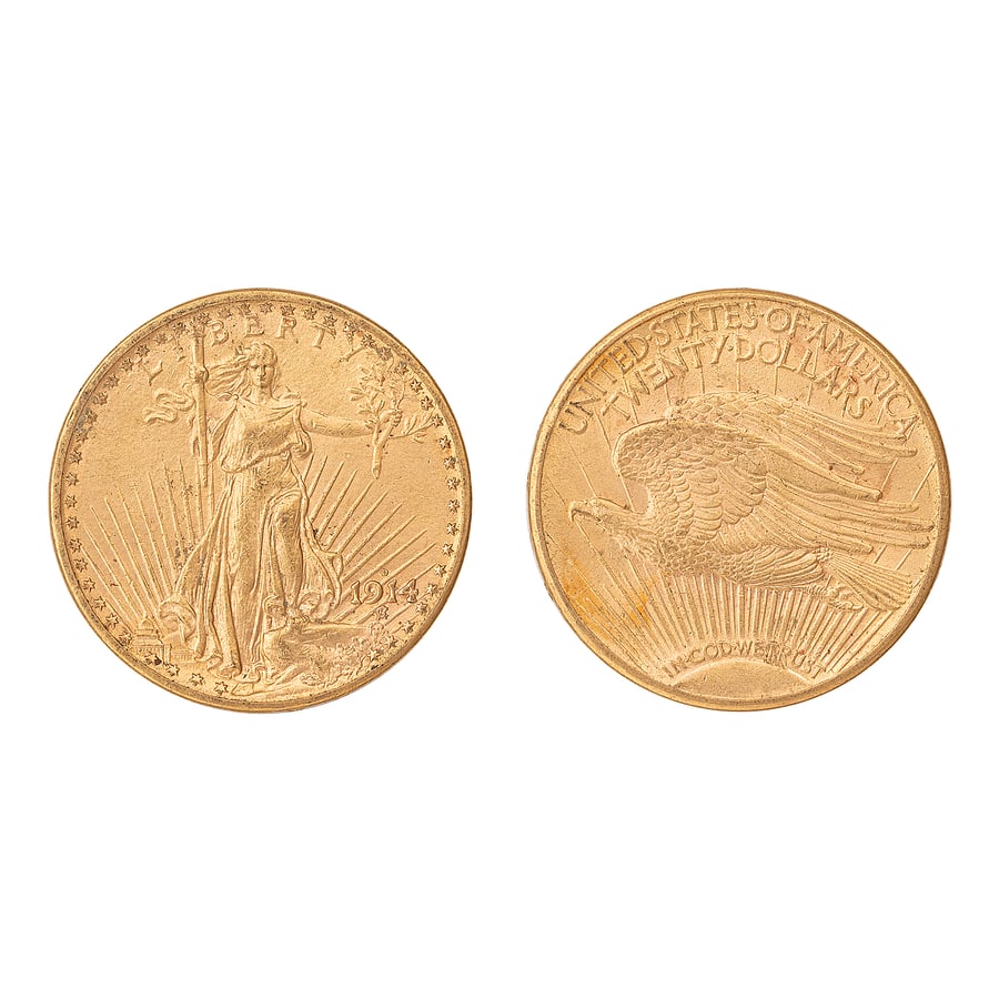 ZECCHE ESTERE. STATI UNITI D'AMERICA. 20 DOLLARI ORO (1 of 1)