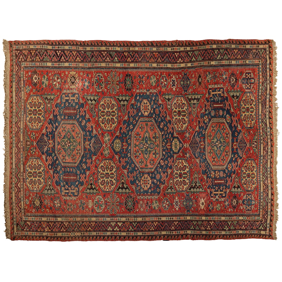 SUMAK A TRE MEDAGLIONI, CAUCASO, CIRCA 1880/1900 (1 of 6)