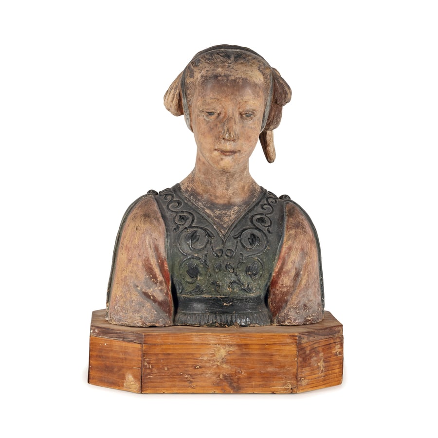 MODELLO IN TERRACOTTA DIPINTA, XIX-XX SECOLO (1 of 3)