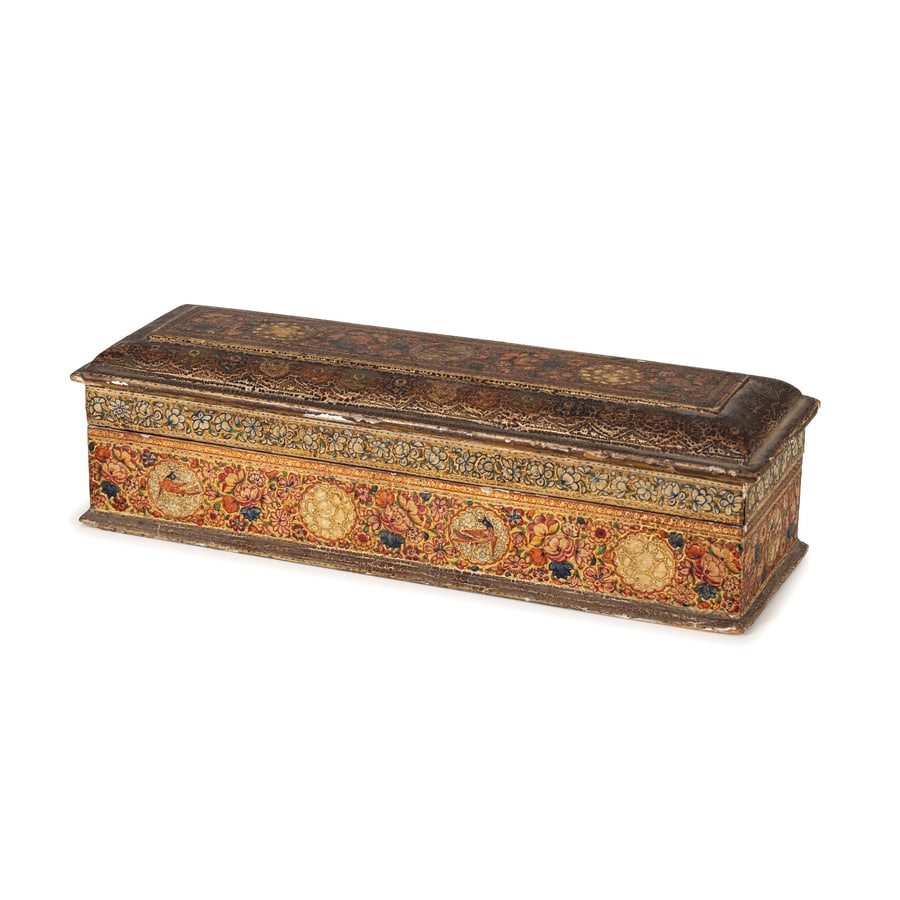 SCATOLA IN LEGNO DIPINTO, XIX SECOLO (1 of 2)