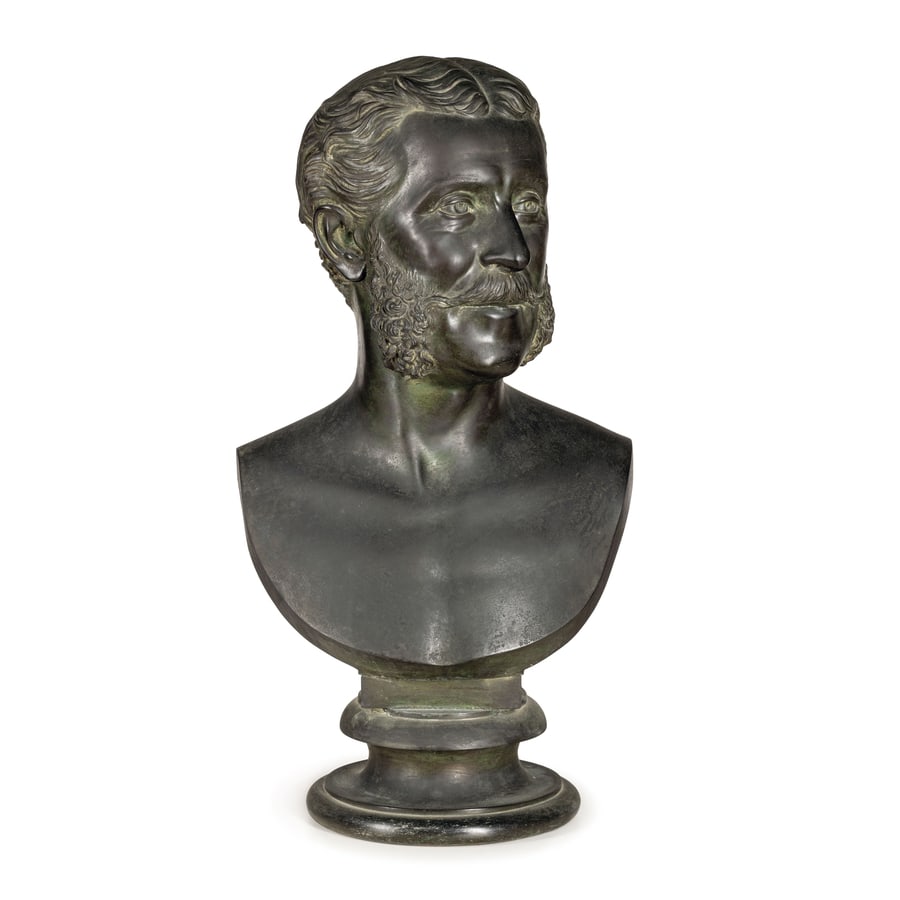 FIGURA IN BRONZO PATINATO, SECONDA MET? DEL XIX SECOLO (1 of 2)