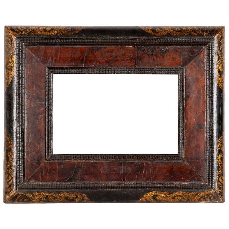 LOTTO DI TRE CORNICI DIVERSE IN LEGNO E RADICA, XIX-XX (1 of 6)