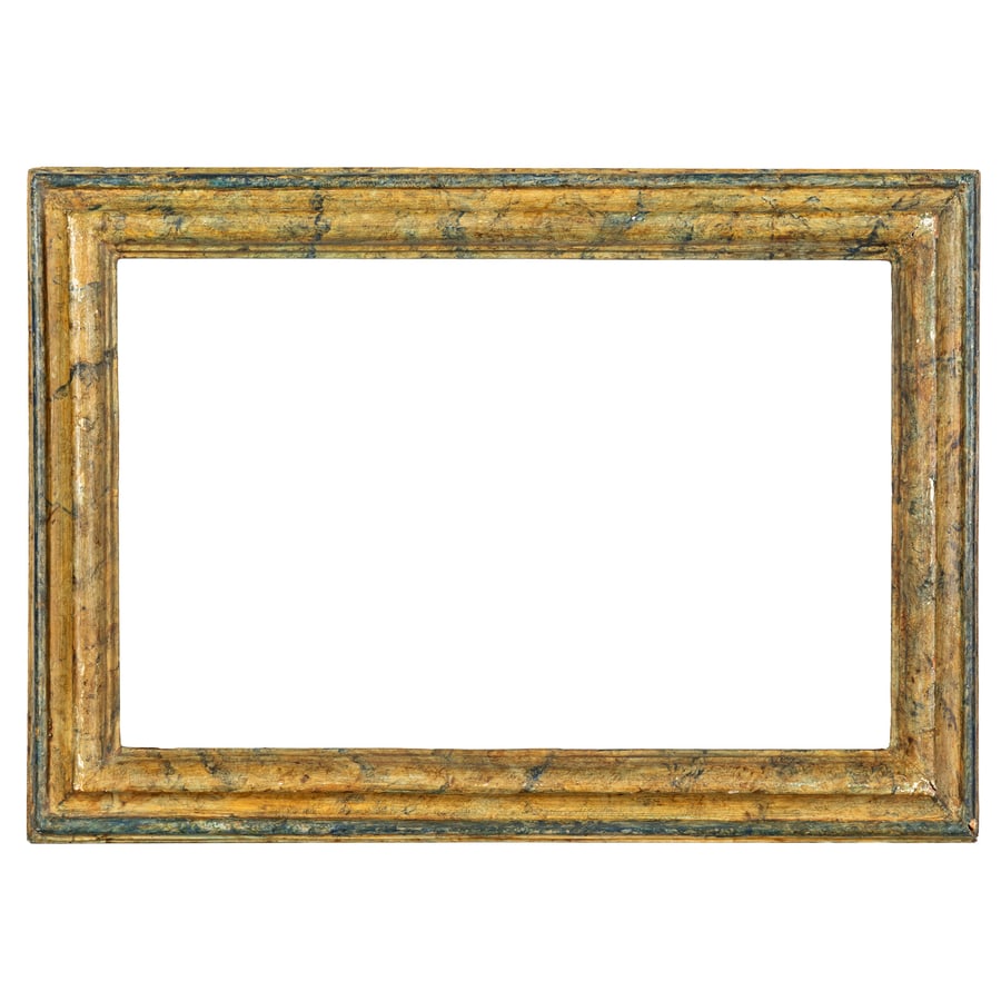 LOTTO DI DUE CORNICI DIVERSE IN LEGNO LACCATO, (1 of 4)