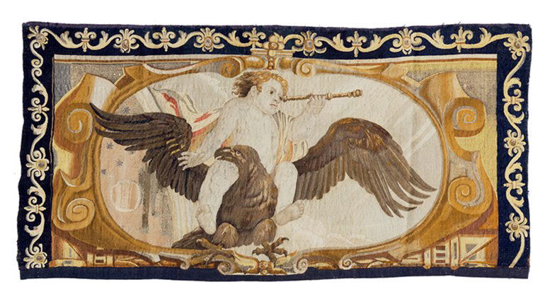 FRAMMENTO DI ARAZZO FIAMMINGO, BRUXELLES, BELGIO, 1660 (1 of 1)