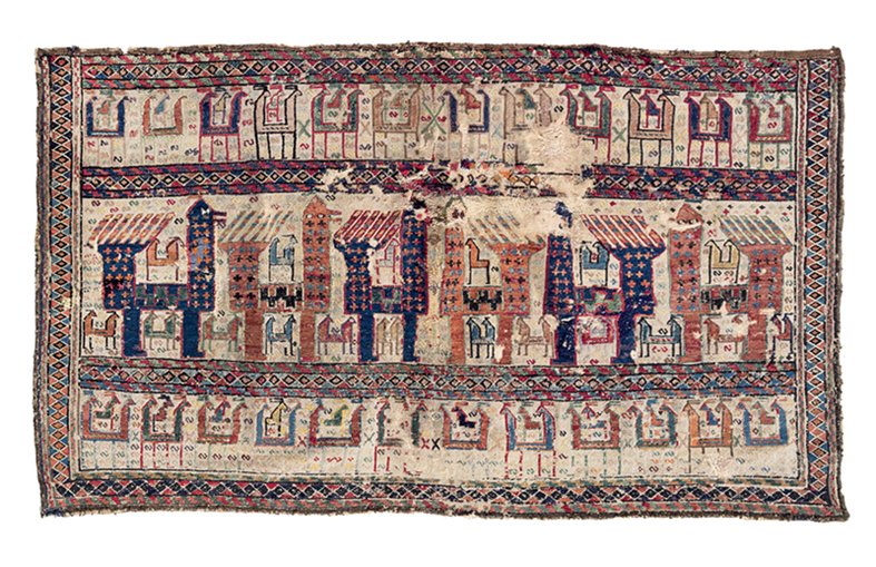 FRAMMENTO DI COPRI CAVALLO, AREA DI MOGHAN, AZERBAIJAN, (1 of 1)