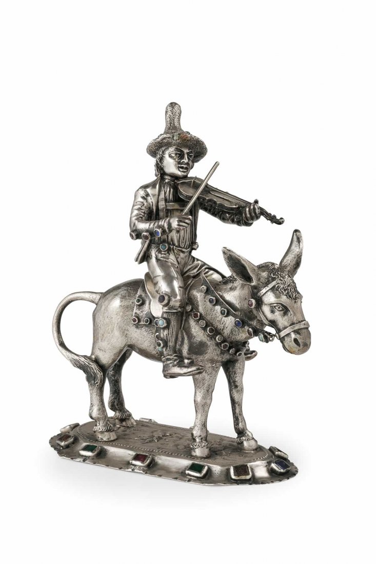 GRUPPO IN ARGENTO E VETRI, HANAU, XIX-XX SECOLO (1 of 1)