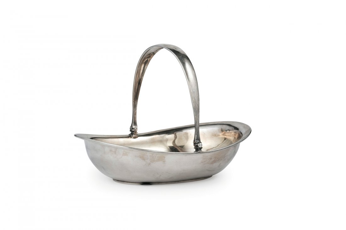 CESTO CON MANICO IN ARGENTO, SAN PIETROBURGO, 1861, (1 of 1)