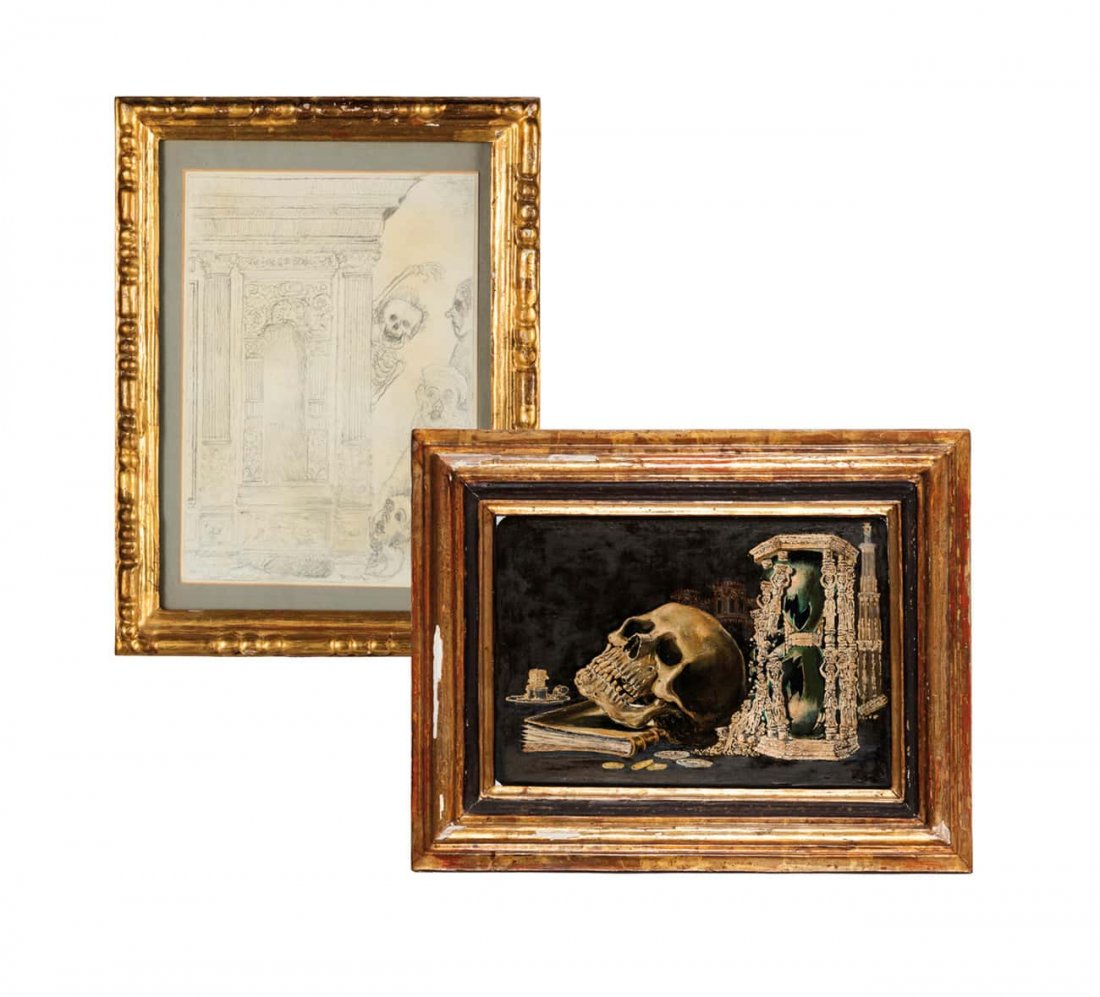 DUE CORNICI IN LEGNO DORATO E INTAGLIATO (1 of 1)