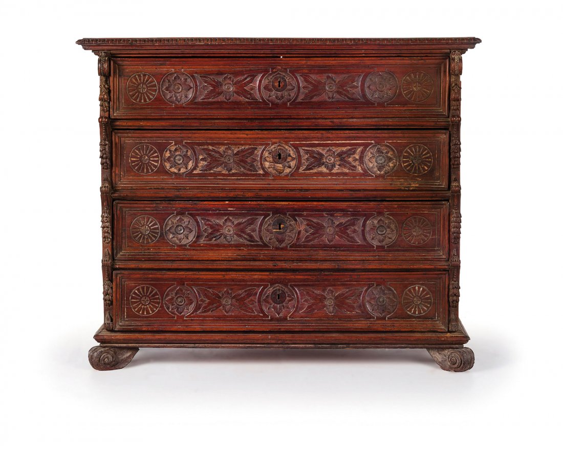 CASSETTONE IN LEGNO DI NOCE, XVII-XVIII SECOLO (1 of 1)