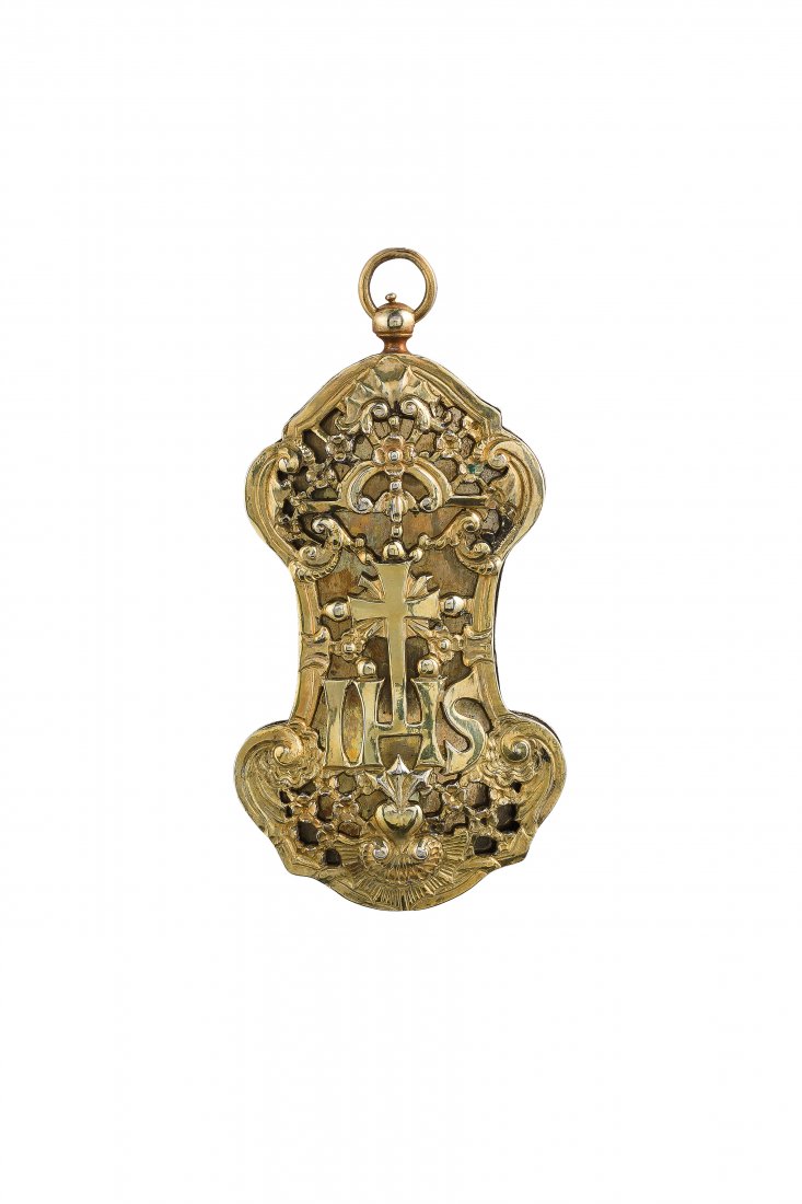 TRE PORTARELIQUIE A PENDENTE IN ARGENTO, ITALIA, XVIII (1 of 4)