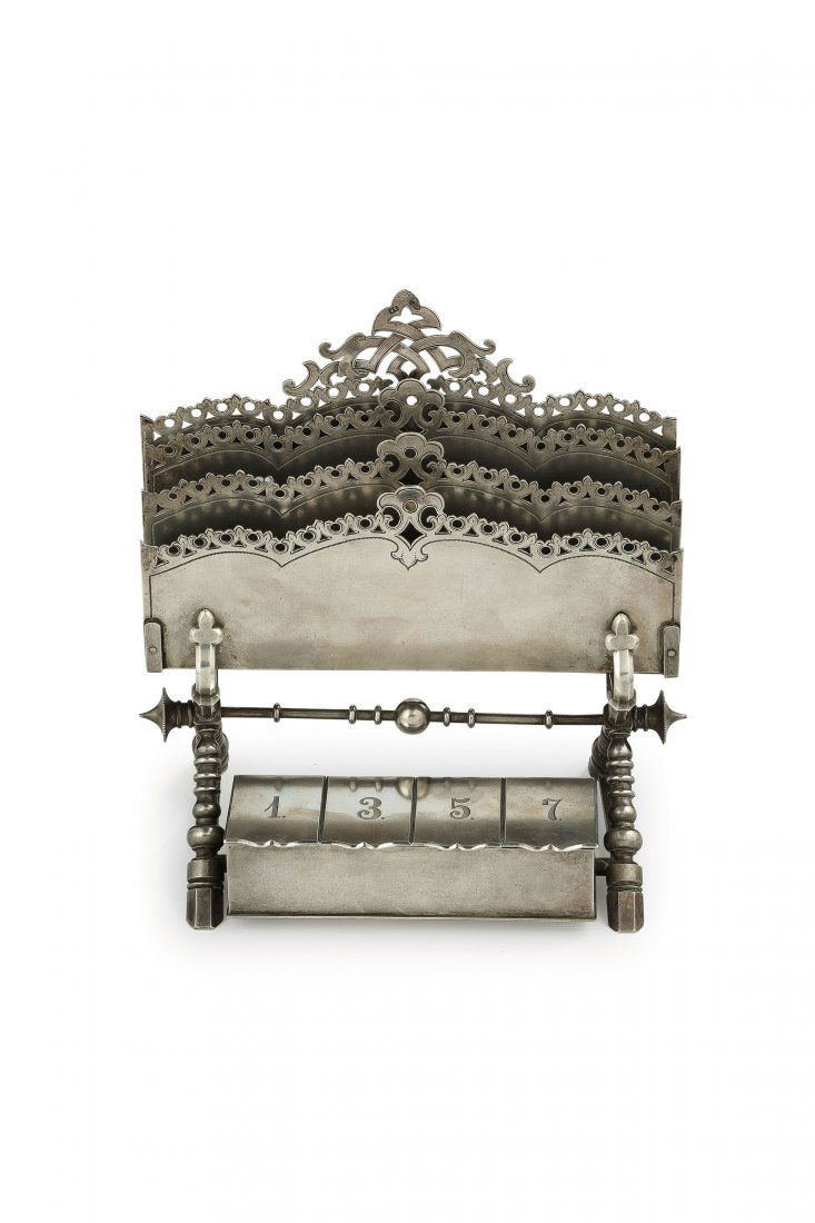 SET DA SCRIVANIA PER BUSTE E FRANCOBOLLI IN ARGENTO, (1 of 1)