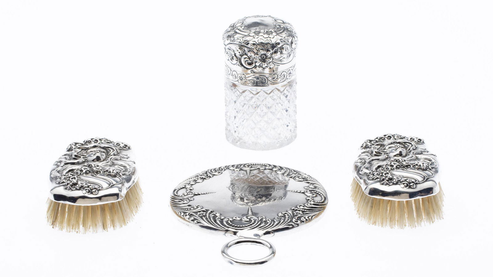 Sterling Silver Dressing Table Set (1 of 12)