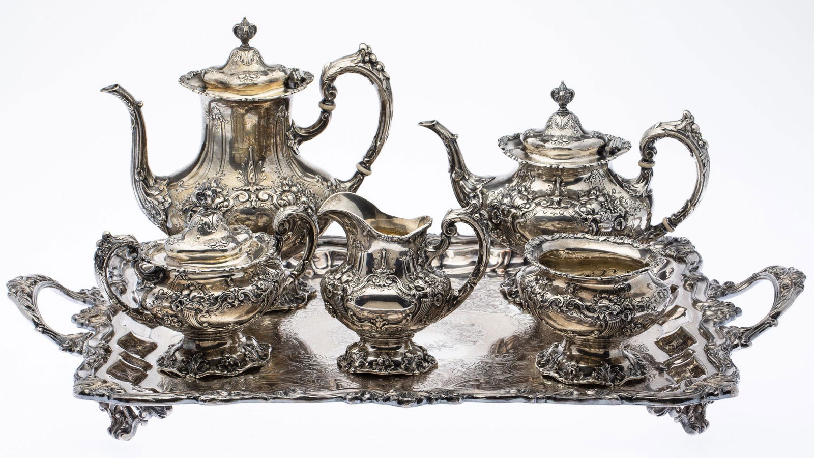 Francis I Sterling Silver Tea & Coffee Service (1 of 19)