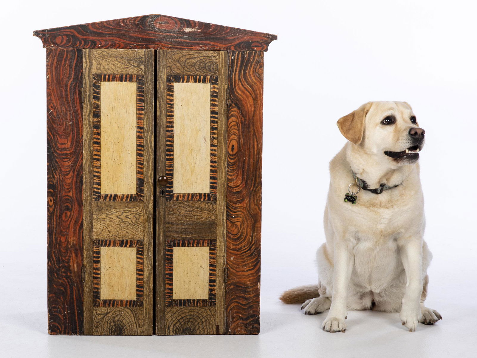 Rare Diminutive Painted Cabinet, Esmerian Provenance (1 of 18)