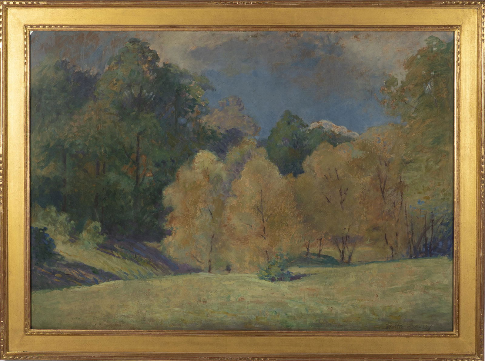 Hattie Saussy, North Georgia Mountains, Oil on Paper (1 of 10)