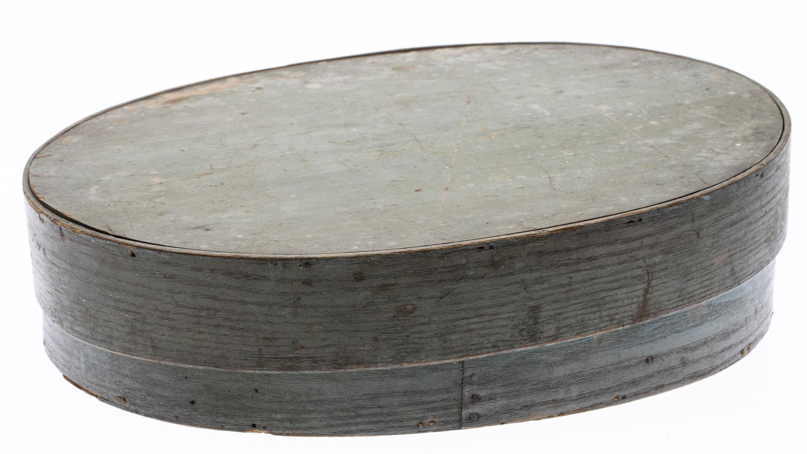 American Blue Painted Bentwood Pantry Box (1 of 11)