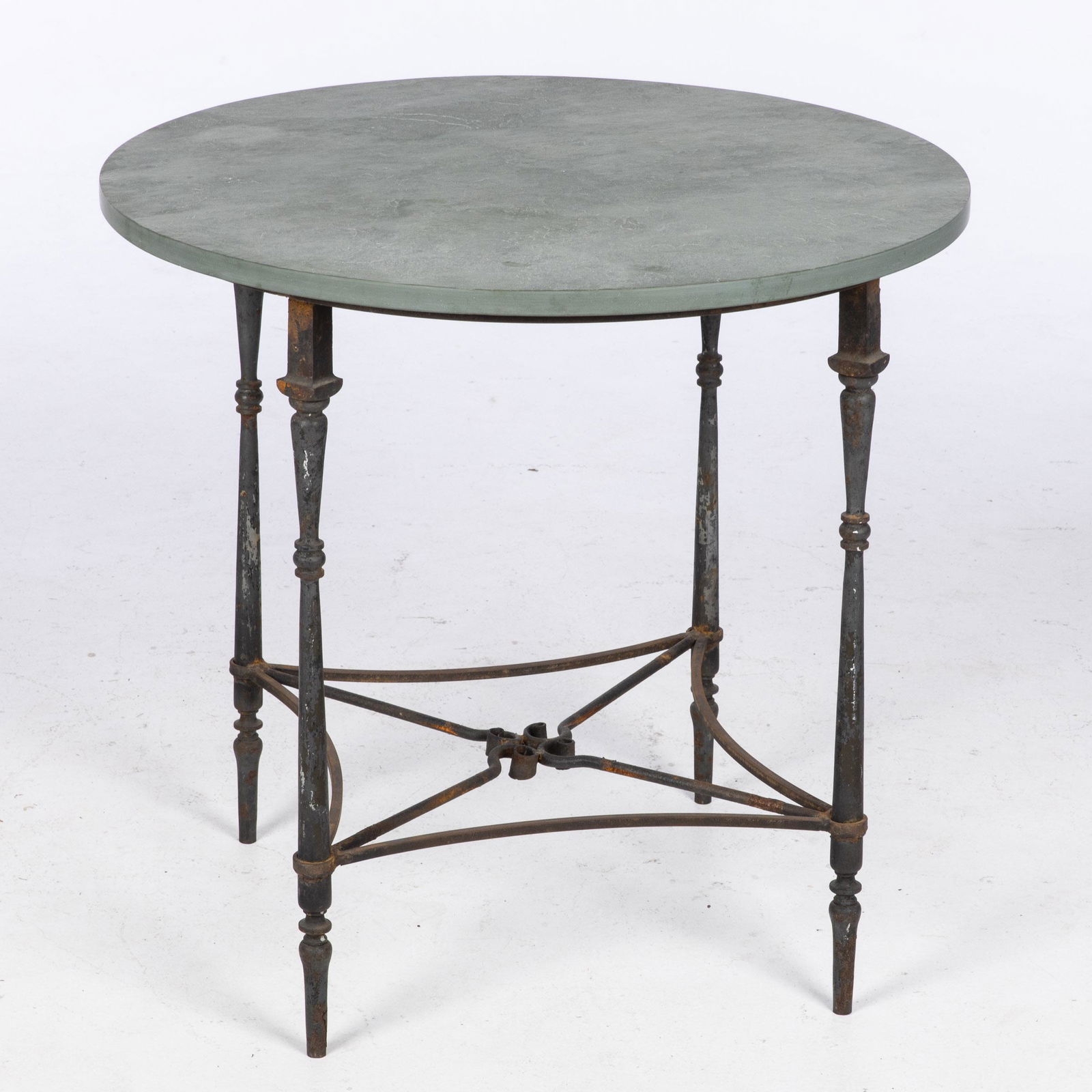 Cast Iron Table with Later Slate Top (1 of 6)