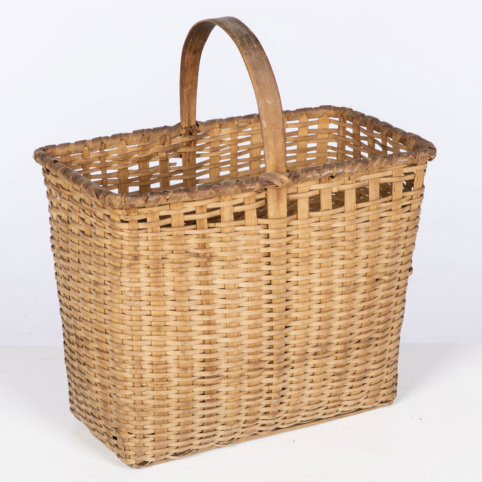American Upright Splint Basket, c. 1885-1910 (1 of 7)